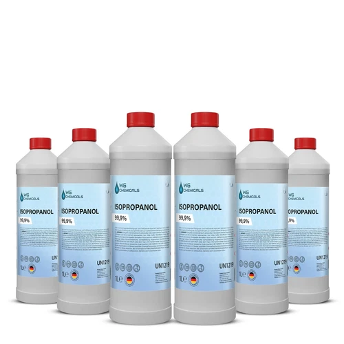 6 x 1 L Isopropanol 99,9 % Isopropylalkohol 2-Propanol IPA (6 Liter)