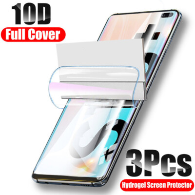 3XHydrogel Film Full Screen Protector For Samsung S23 S22 Ultra S20 Plus A53 A34