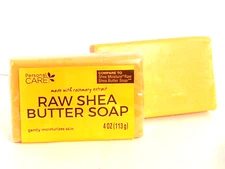 Raw Shea Butter and Rosemary Bar Soap for Dry Skin and Blemishes US Seller