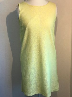 H & M Women Yellow Dress Lace Sleeveless Size Small Zipper at back PP | eBay