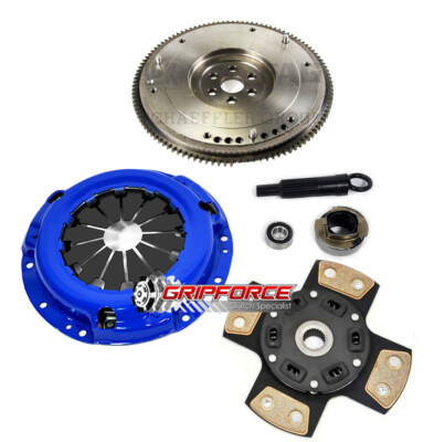 FX 4 PUCK STAGE 3 CLUTCH KIT & OEM FLYWHEEL FOR 90-94 MAZDA 323 92-93 MX3 MX-3