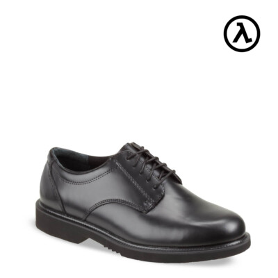 THOROGOOD BLACK LEATHER OXFORD BOOTS 