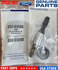 2PC Genuine Ford Solenoid 8L3Z-6M280-B VCT For 04-10 F-150 Expedition 4.6L 5.4L