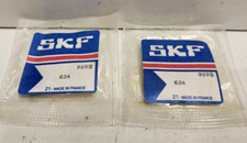 LOT OF 2 NEW OLD STOCK GENUINE SKF 4MM ID X 13MM OD BEARINGS 624