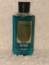 Bath  Body Works CYPRESS FOR MEN 2-in-1 Hair  Body Wash Shower Gel 10 oz New