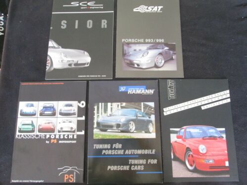 1990-2004 Porsche 911 Tuning Brochure Pack 964 993 996 Turbo Sales Catalog Set - Picture 1 of 11