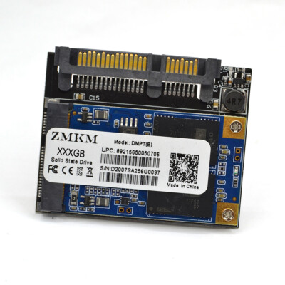 32GB 64GB 128GB 256GB Half Slim SATA III 6Gbps SSD Solid State Disk