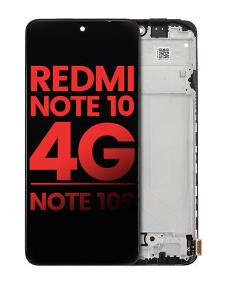 OLED Assembly With Frame Compatible With Xiaomi Redmi Note 10 4G
