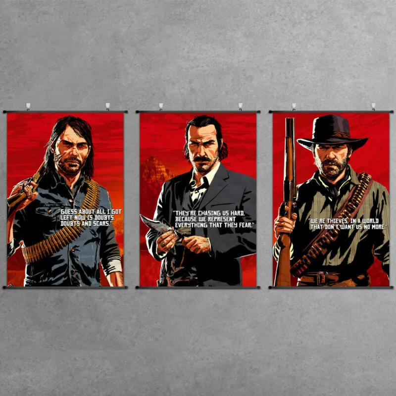 Red Dead Redemption - Arthur Morgan Canvas - Canvas Art