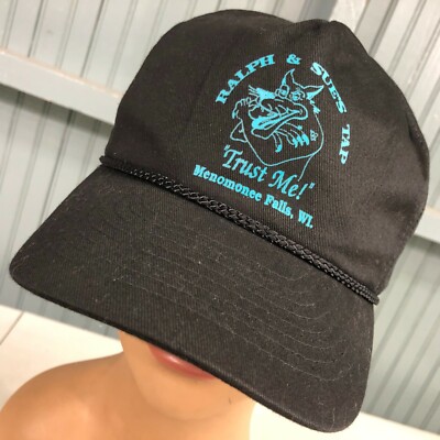 Ralph & Sue's Tap Bar Menomonee Falls Wisconsin Snapback Baseball Cap Hat