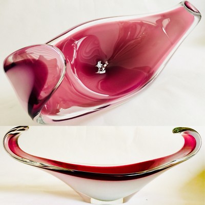 Large (17”/45cm) Signed 1950s Swedish Flygsfors Paul Kedelv