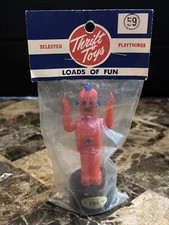 Vintage Imperial Toys Robot Finger Push Button Toy Original Sealed Packaging