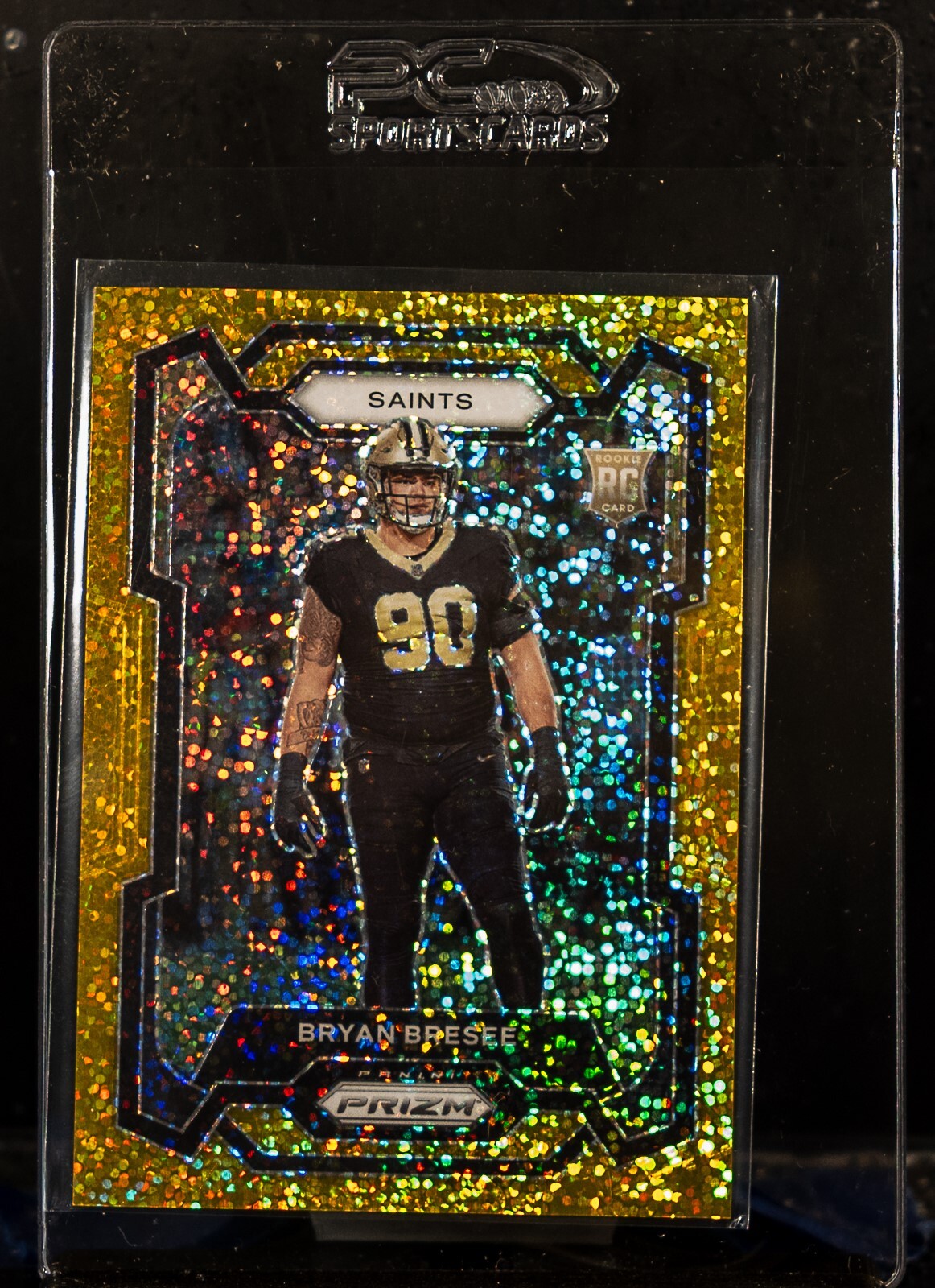 BRYAN BRESEE 2023 Panini Prizm 372 Gold Sparkle RC 18/24