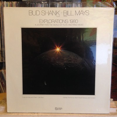[SOUL/JAZZ]~NM LP~BUD SHANK~BILL MAYS~Explorations; 1980~{1980~CONCORD~Issue]