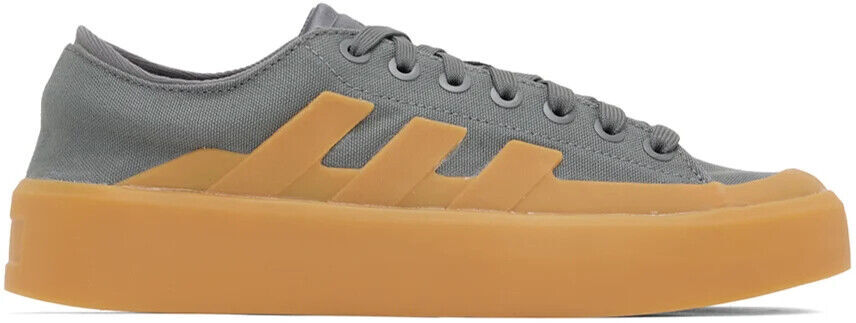 ソイリッチ NWT MEN'S ADIDAS ZNSORED Grey Gum HP5986 Sneakers Skate RARE