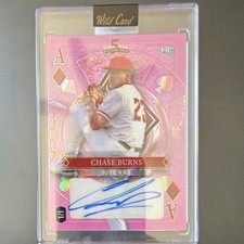 Wild Card Stacked Deck Chase Burns 2024 1/1 Autograph Rookie Baseball Card