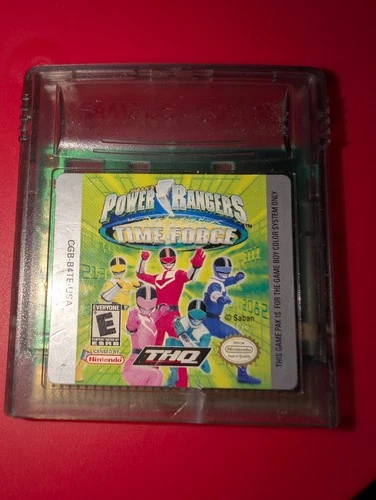 Power Rangers Time Force (Nintendo Game Boy Color, 2001) Tested Working