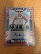 KEVIN MCCULLAR JR 2024-25 PRIZM SENSATIONAL CHINA DRAGONYEAR ROOKIE RED RC AUTO 