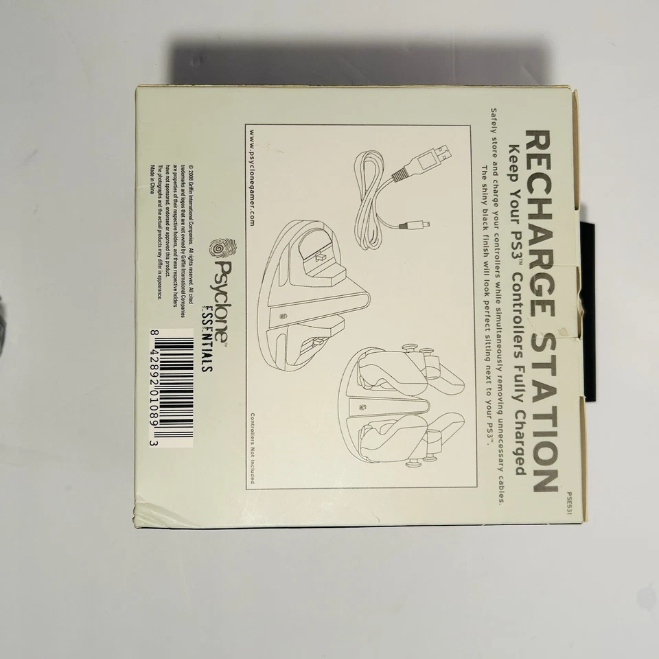 Psyclone Essentials PlayStation 3 estação de recarga - Controle PS3 DualShock 3 - Imagem 3 de 4