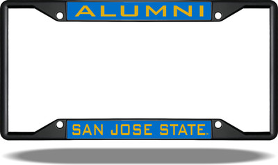 San Jose State ALUMNI Black License Plate Frame