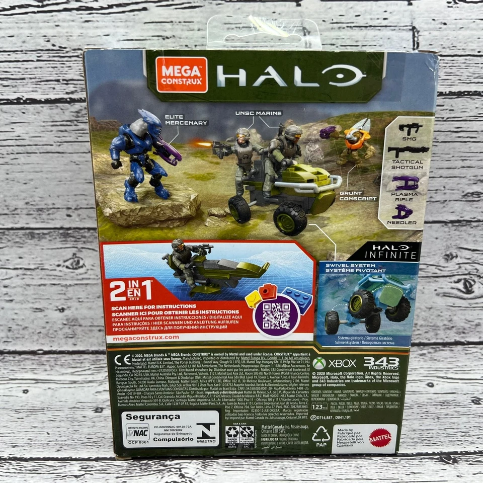 Mega Construx Halo Infinite Recon Getaway GNB40 123 pcs 2-in-1 - Image 3 of 4