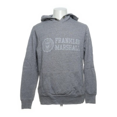 Franklin Marshall, Kapuzenpullover, Größe: M, Varsity, Grau, Baumwolle #IZw