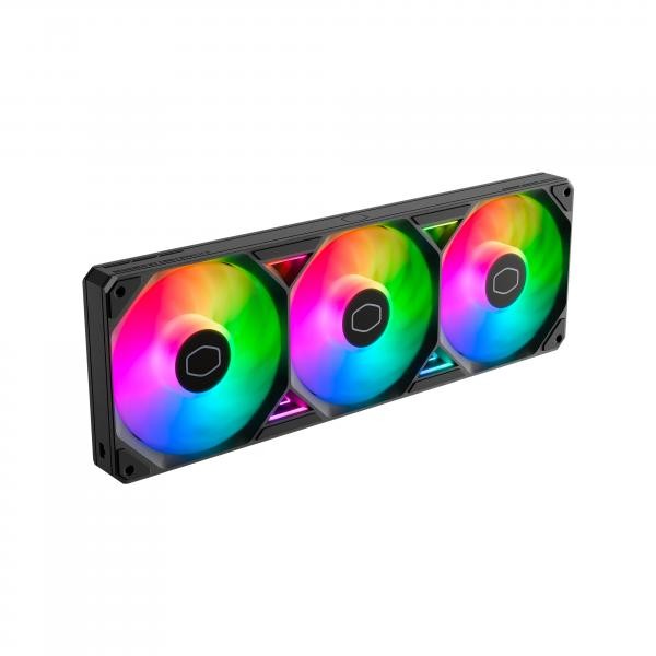Cooler Master Nero Sickleflow Edge 360 Argb (120 Mm, 3X), Ventola Pc, - Immagine 2