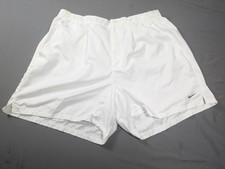 Vintage Nike Shorts Mens XL White DriFIT Athletic Agassi Tennis Challenge Court