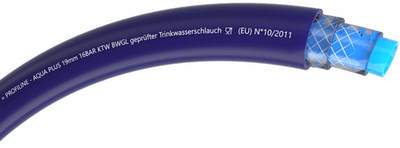 Trinkwasserschlauch Profiline Aqua Plus 3/4'' KTW A, 50m 155256