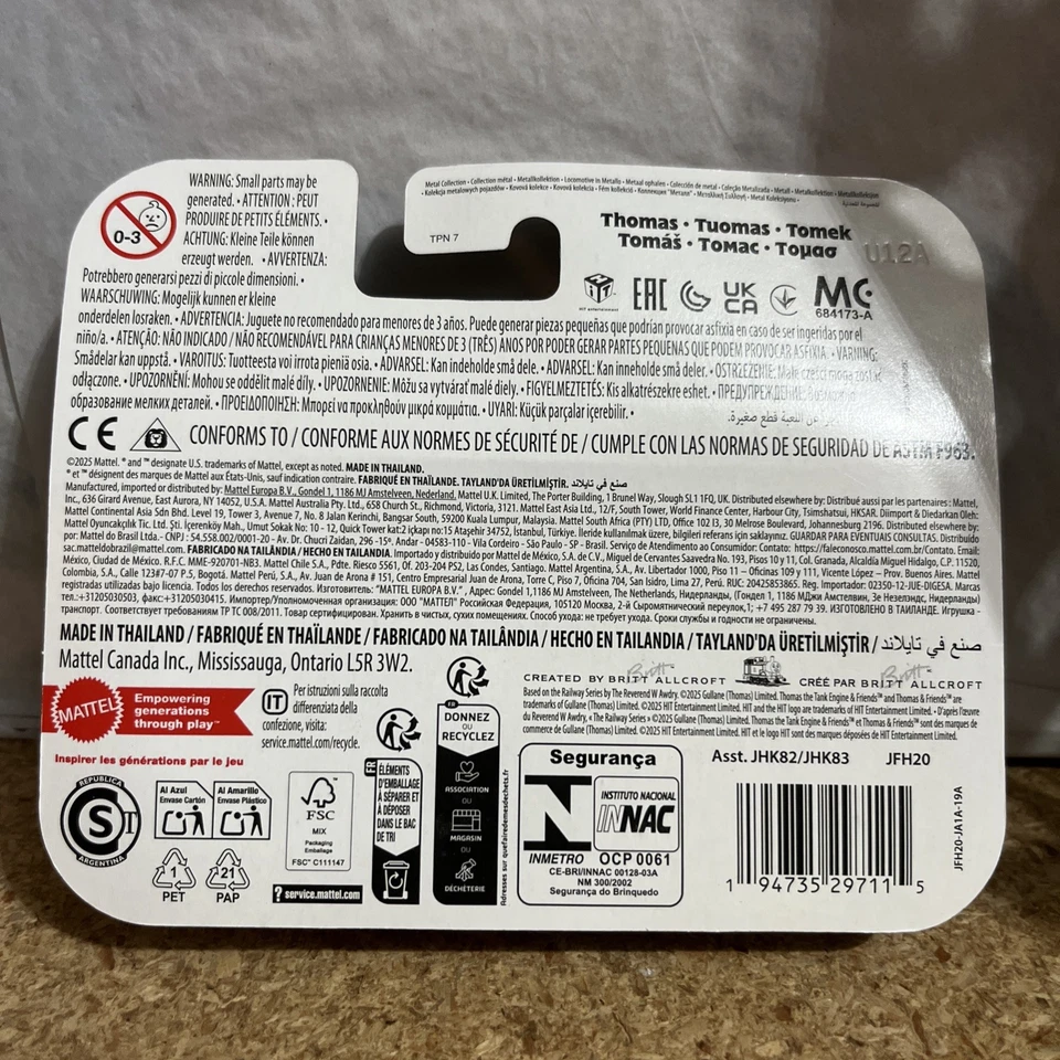 Fisher-Price Thomas The Tank Engine Metal Collection 80th Storybook Train Rare - Image 2 of 2