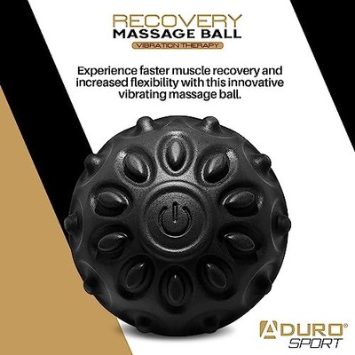 ADURO SPORT VIBRATING MASSAGE BALL TRIGGER POINT S-RMB-01 - GRAY