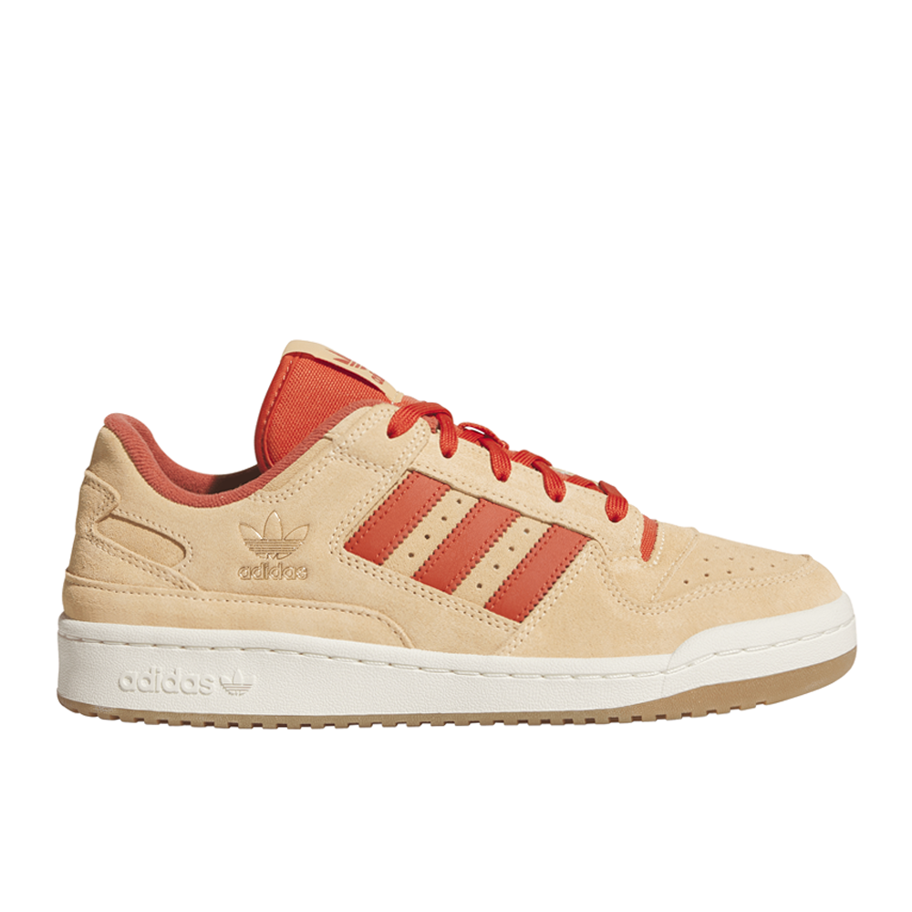 adidas Forum Low Lace Up  Mens Orange Sneakers Casual Shoes JS1098