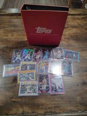 100 Plus Card Baseball Lot With Binder. Anthony, Cags, Ohtani, Judge, Skenes