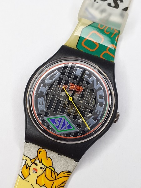 Swatch Big Enuff GB151 - funktioniert - 34mm