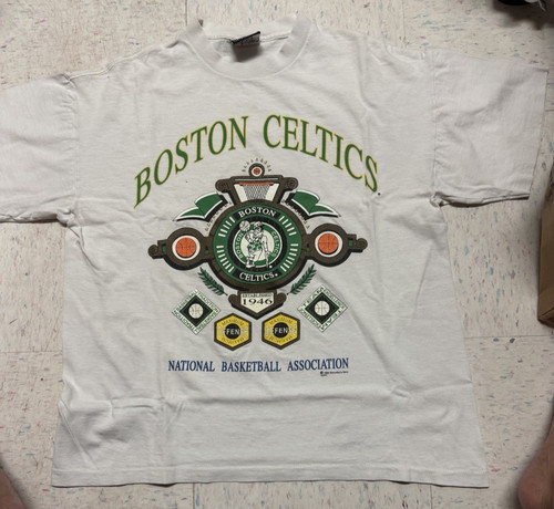 Vintage 1980's Boston Celtics T-Shirt Men Large