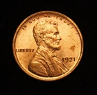 1921  Lincoln Wheat Cent  Gem BU Red