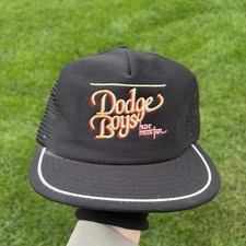 Vintage Dodge Boys Have More Fun Trucker Snapback Hat Made in USA