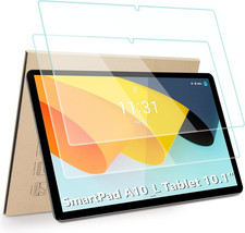 2-Pack Screen Protector Compatible with BYYBUO Smartpad A10 L Tablet 10.1 Inch T