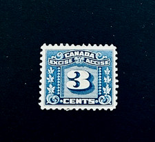 CANADA Stamp - 1934 Revenue 3 Maple Leaves Van FX64 MNG r17