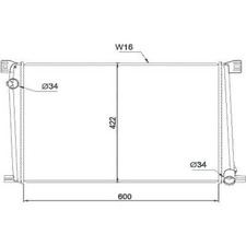 DIEDERICHS DCM1588 K�hler, Motork�hlung f�r MINI MINI (R56)