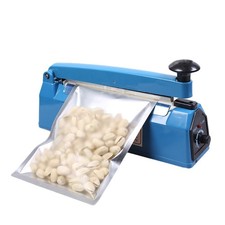 Impulse Heat Sealer for Mylar PE PP Poly Bags Extra Wire  Straight Plate Blue