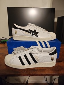 adidas gazelle silver green womens adidas JR2701 Bape x Adidas Superstar Vintage Mens Lifestyle Shoe main image 0