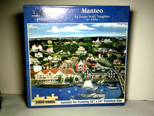 Heritage Puzzle 1000 Pc Manteo Susan Vaughan 1st English Colony COMPLETE
