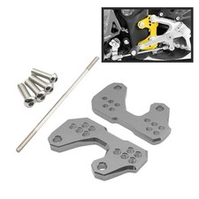 1 Pair Motorcycle Adjustable Rearsets Base Foot Pegs Back