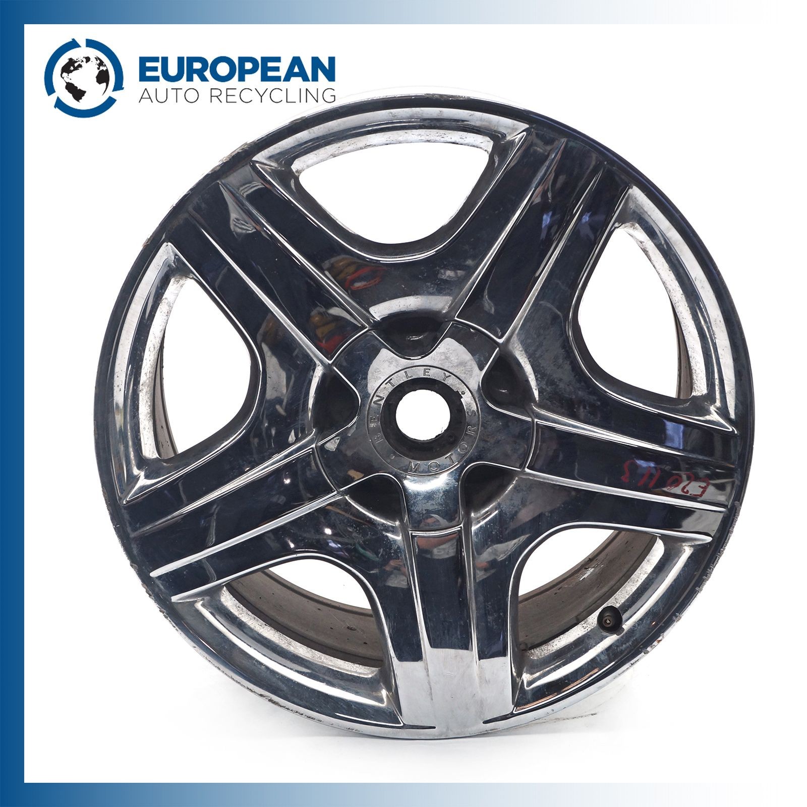 2003-2012 BENTLEY CONTINENTAL GT/GTC 19x9 Wheel Rim - OEM 3W0601025H CHROME