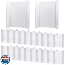 24 Pcs 24 x 36 Inch Trifold Poster Display Boards White for Science Fair Pres