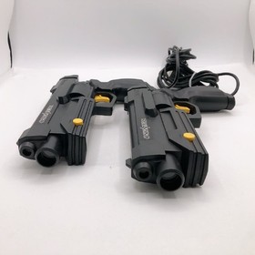 Sega Saturn Gun Controller Virtua Cop 2 HSS-0152 Lot of 2 CRT TV only Tested