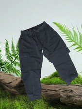 ScrubStar Women's Black Elastic Pants Bottoms W/Pockets Sz Small 29/29