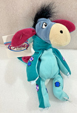 Disney Store Dinosaur Eeyore beanbag plush 9" w/Tag Winnie the Pooh friend