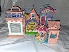 Vintage Fisherprice Doll Houses Toy Set